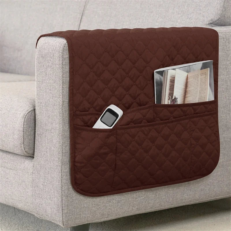 Sofa Armrest Cover Quilted Polyester SOLERIA