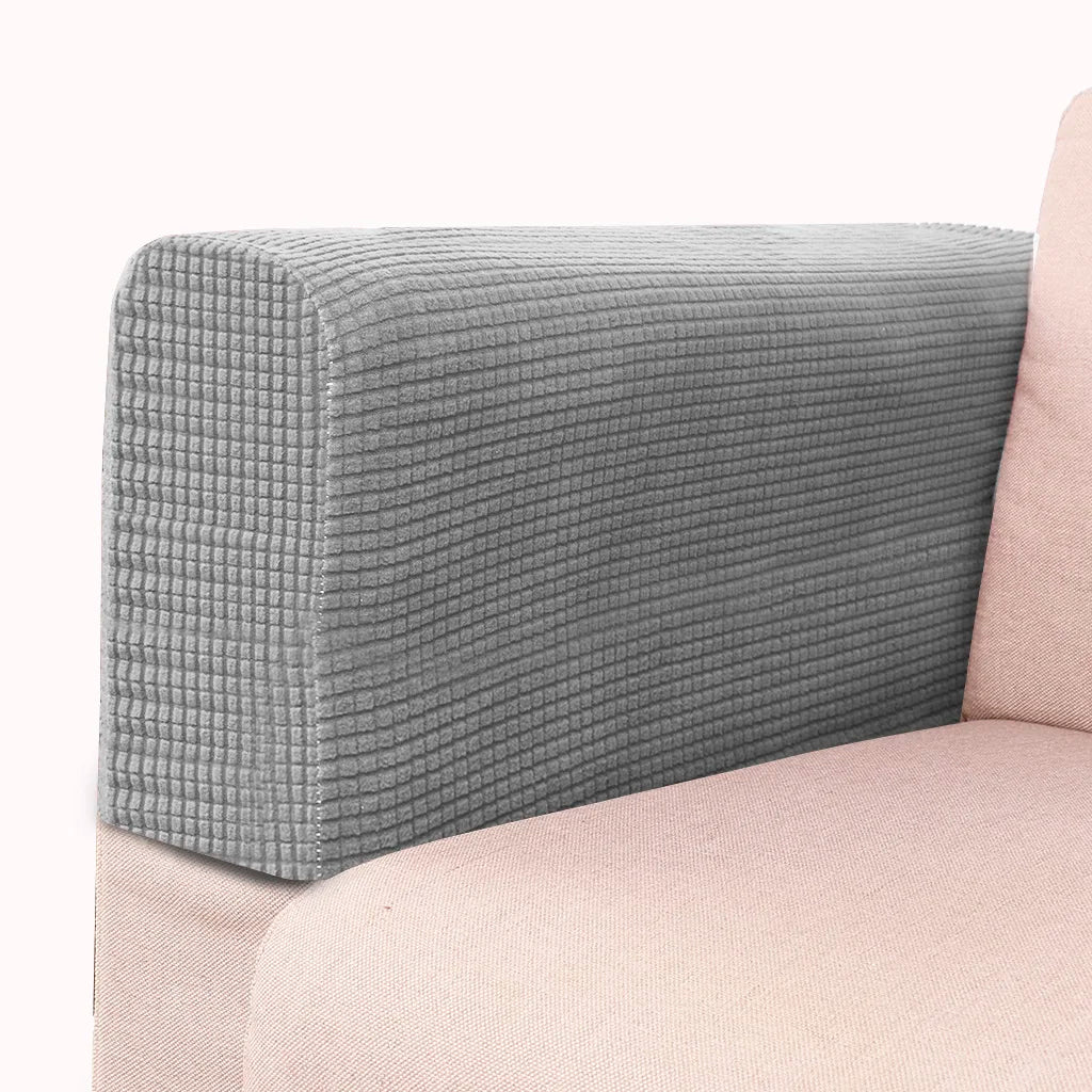 Sofa Armrest Covers Fleece Set of 2 SOLVENA