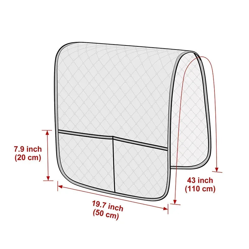 Sofa Armrest Cover Polyester Pocket SOLENIA