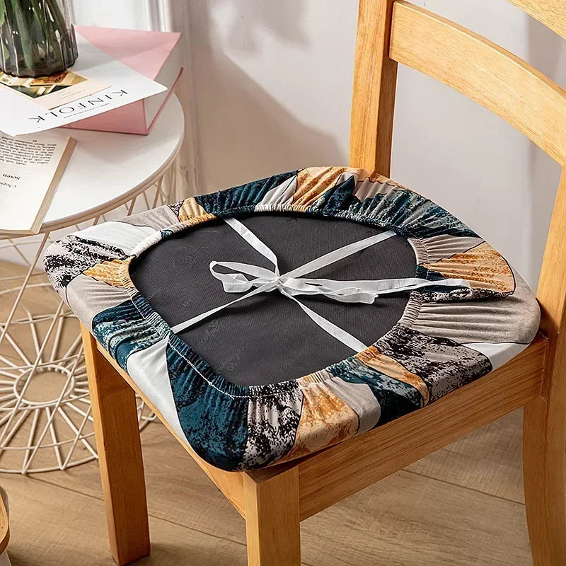 Chair Seat Cushion Covers Waterproof Fabric SAVENIA