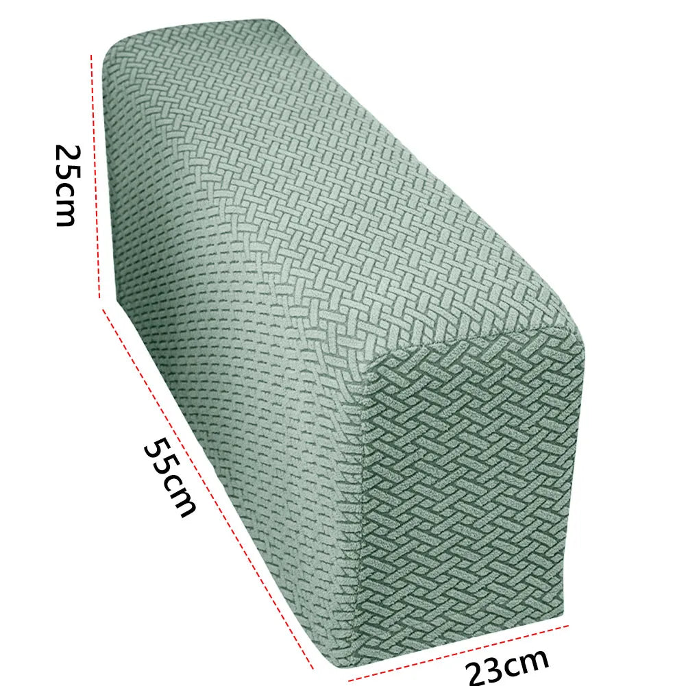 Sofa Armrest Covers Checkered Elastic CALDIVO