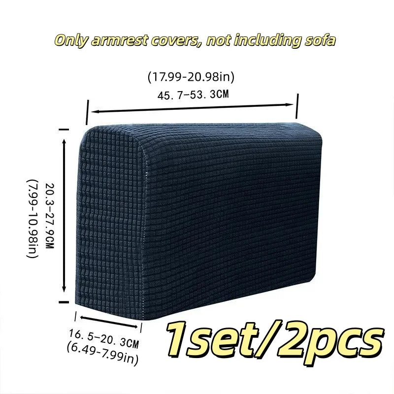 Sofa Armrest Cover Jacquard 2pcs SOLENI
