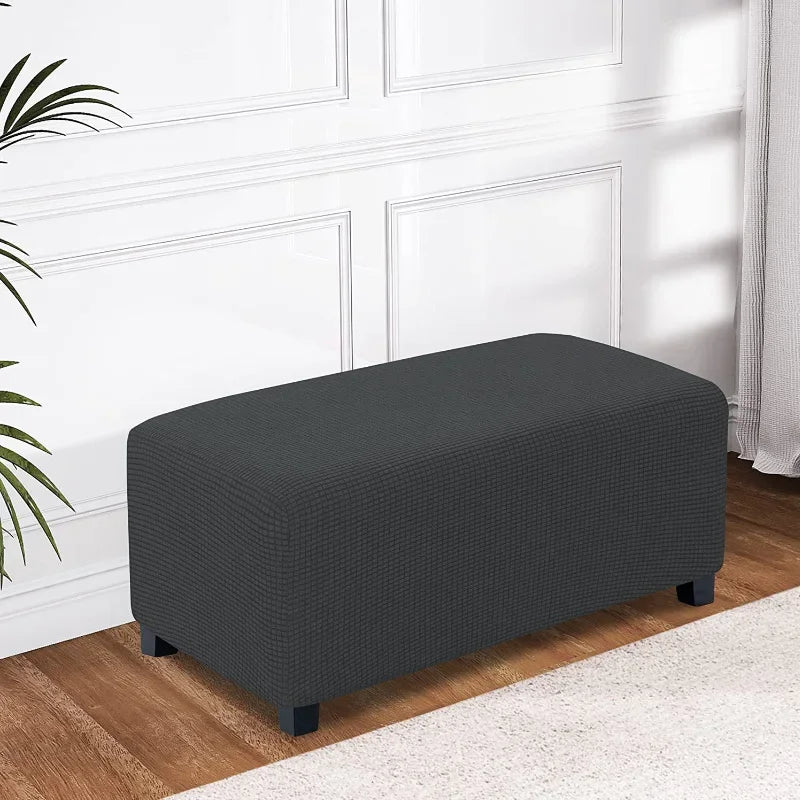 Ottoman Cover Jacquard Stretch SOLVARE