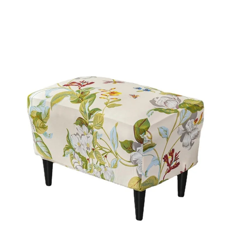 Wingback Chair Cover Set Floral VELARIO