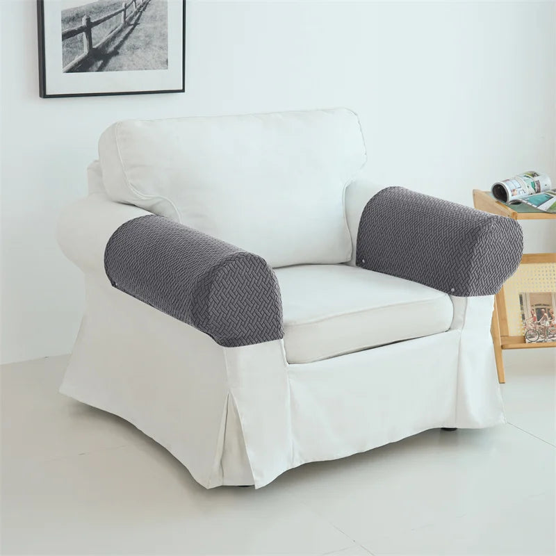 Sofa Armrest Cover Jacquard ELMORAN