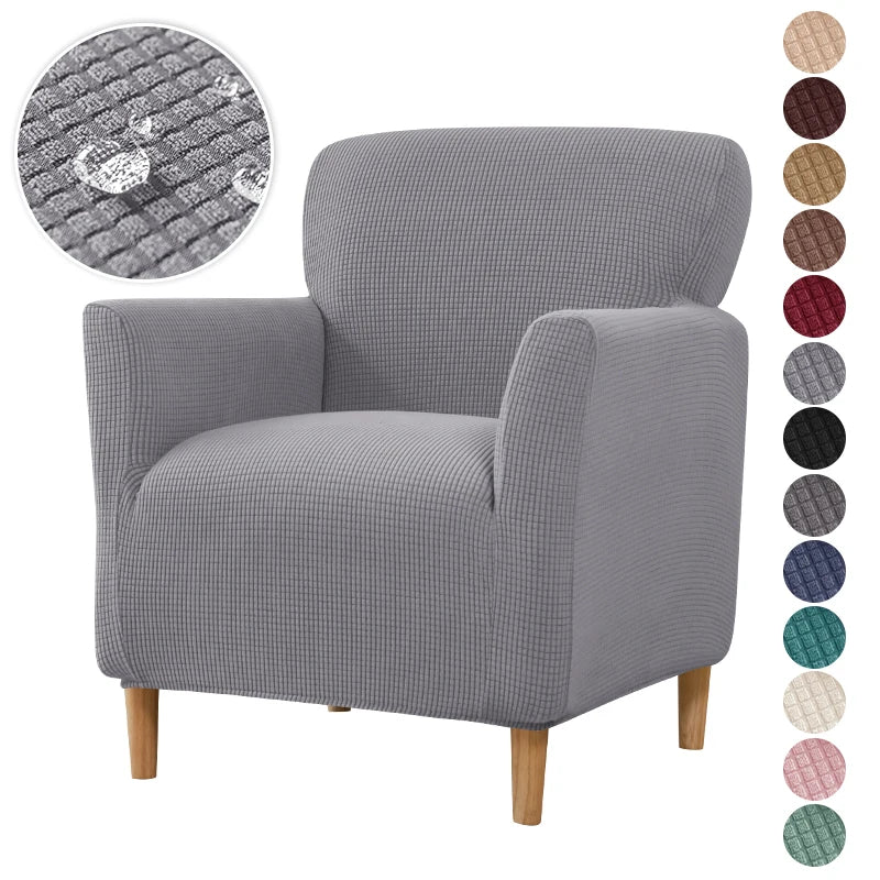 Accent Chair Slipcover Waterproof Fleece SOLIVI