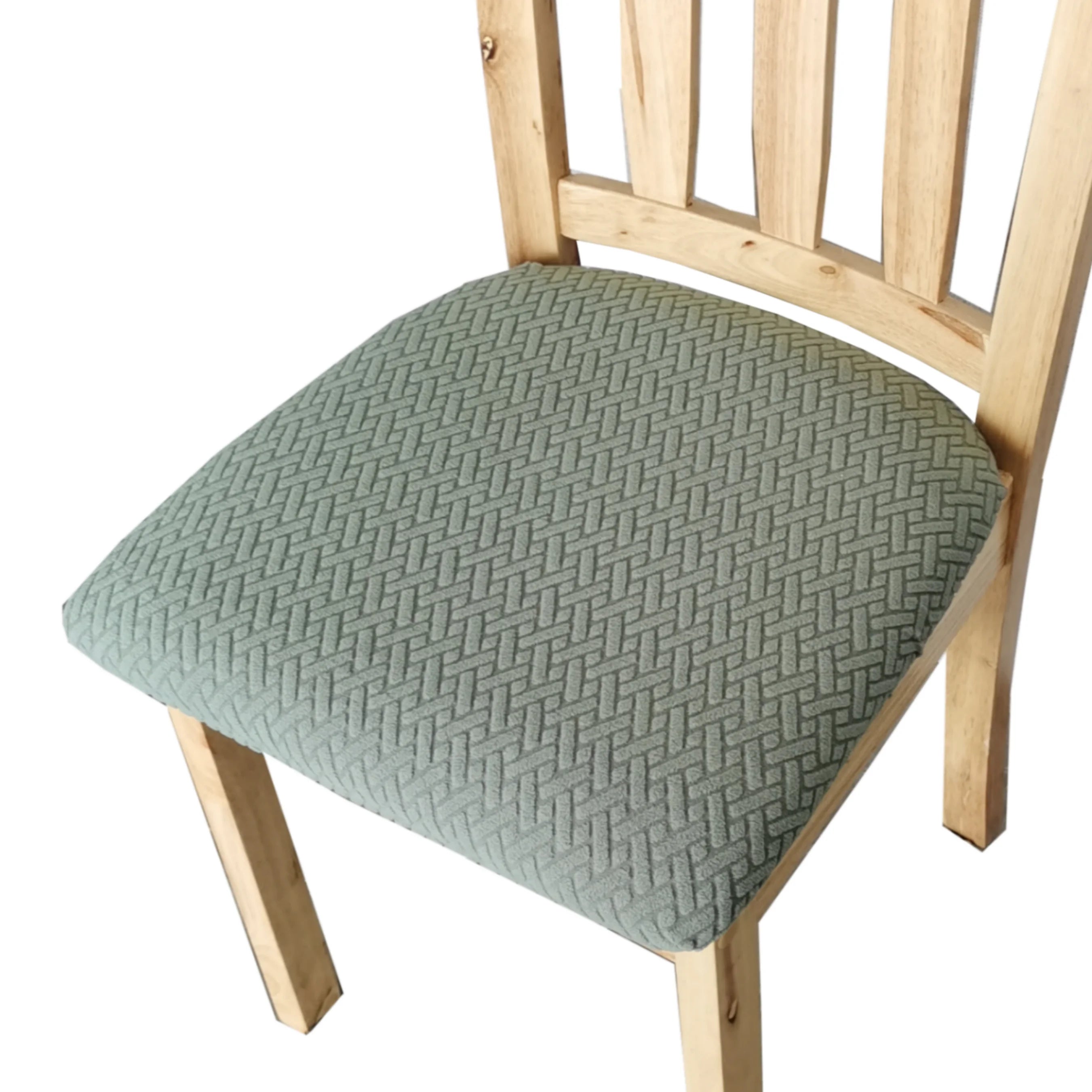 Chair Seat Cushion Cover Jacquard Elastic SOLMERA