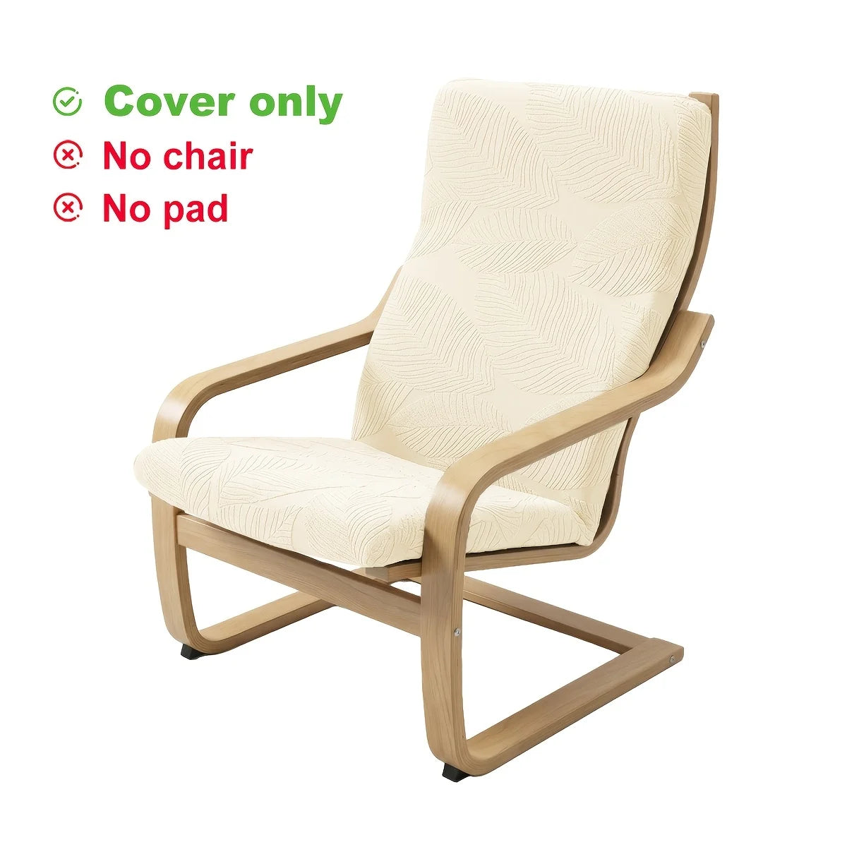 Jacquard Poang Chair Cover Stretch VELARIS