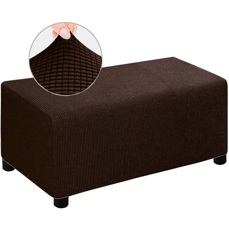 Ottoman Cover Jacquard Stretch SOLVARE
