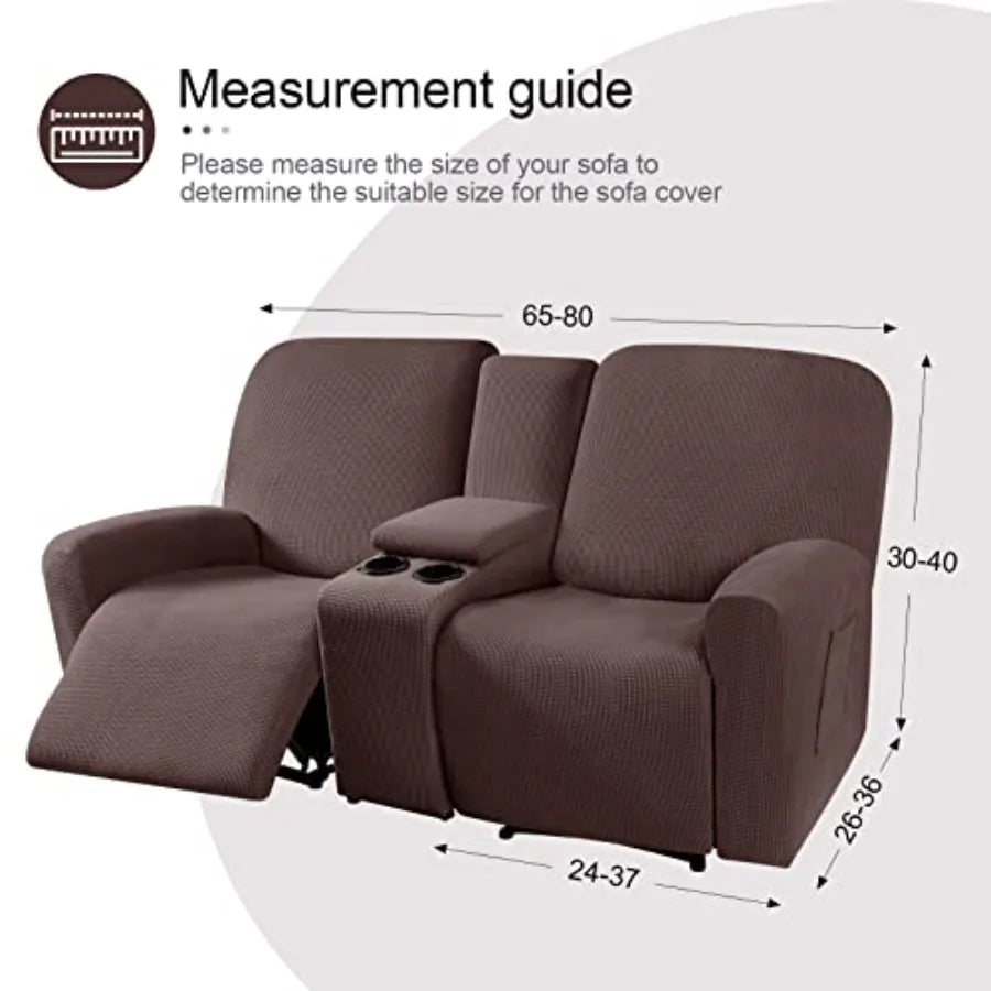 Recliner Sofa Cover Jacquard Pattern LIVARA