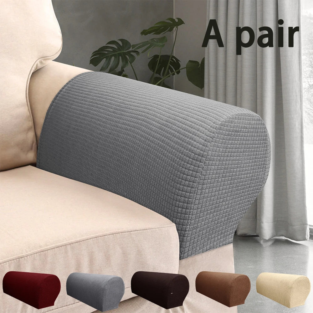 Armrest Cover Solid Spandex SOLVENA