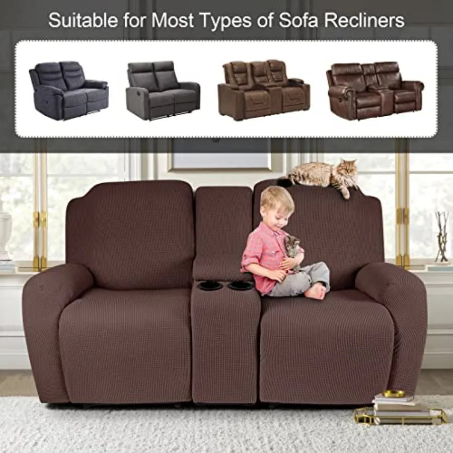 Recliner Sofa Cover Jacquard Pattern LIVARA