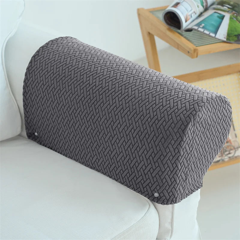 Sofa Armrest Cover Jacquard ELMORAN