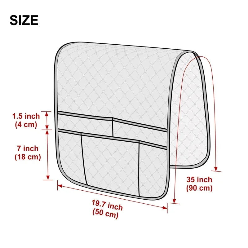 Sofa Armrest Cover Quilted Polyester SOLERIA