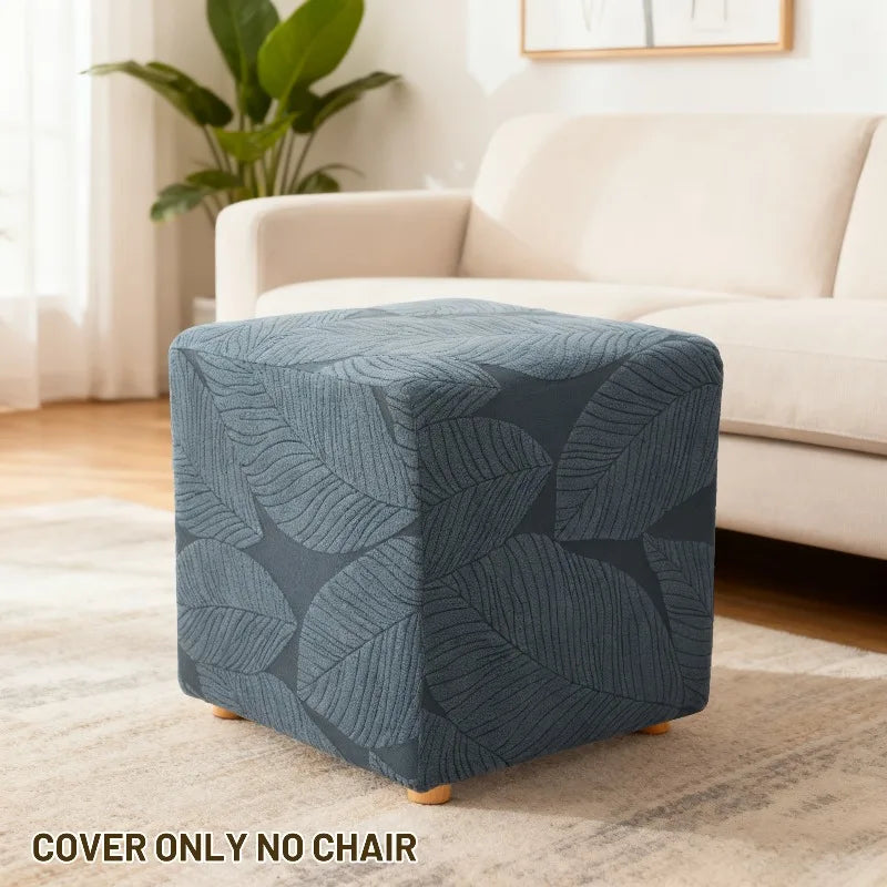 Ottoman Stool Cover Jacquard CALDIVO