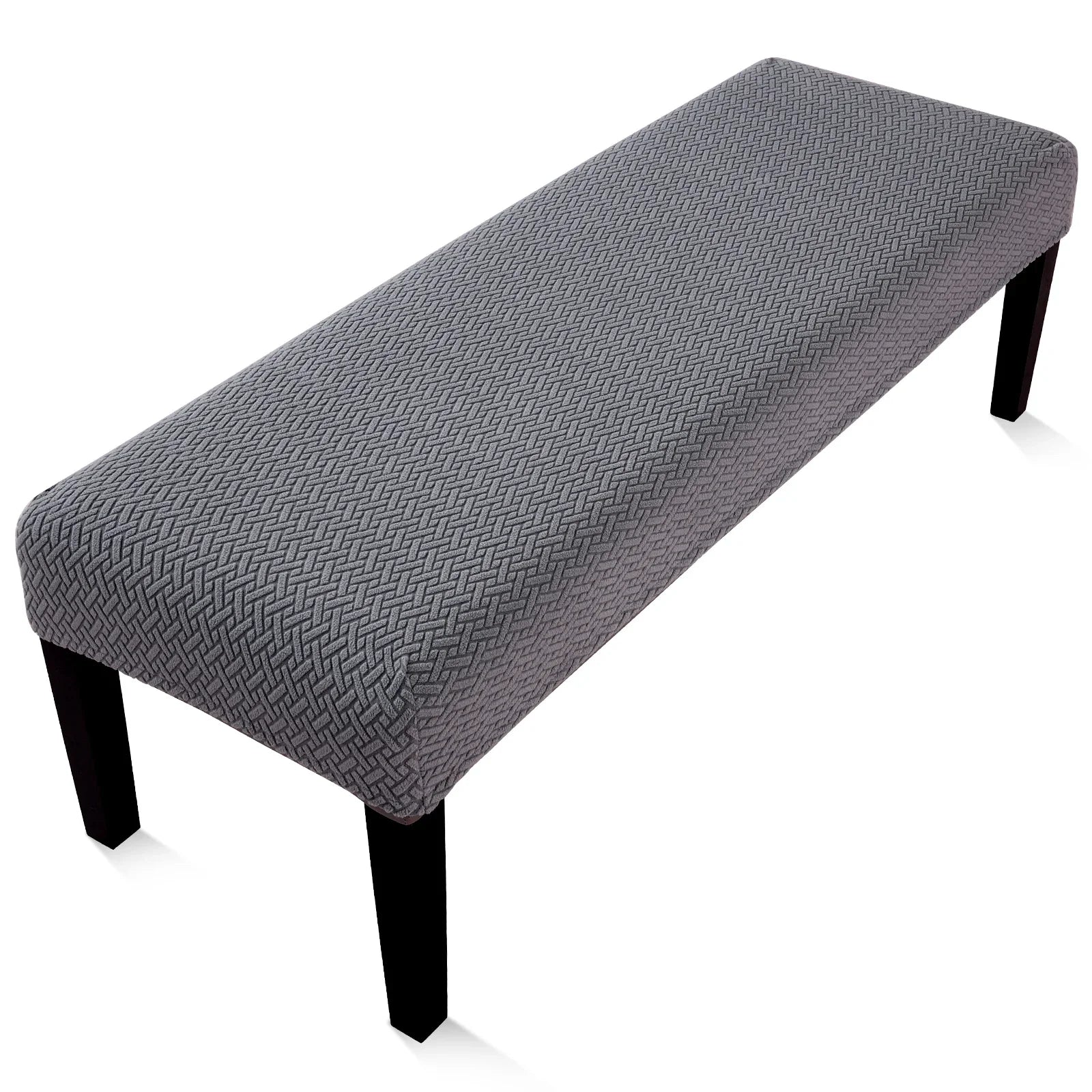 Bench Cover Stretch Jacquard Black JAVRIN