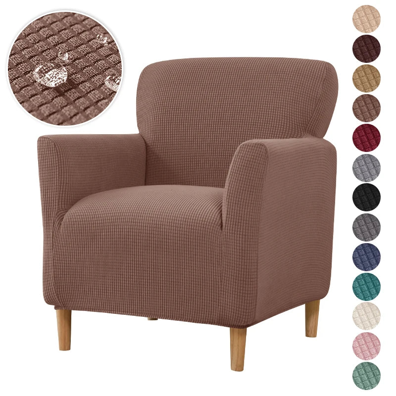 Accent Chair Slipcover Waterproof Fleece SOLIVI