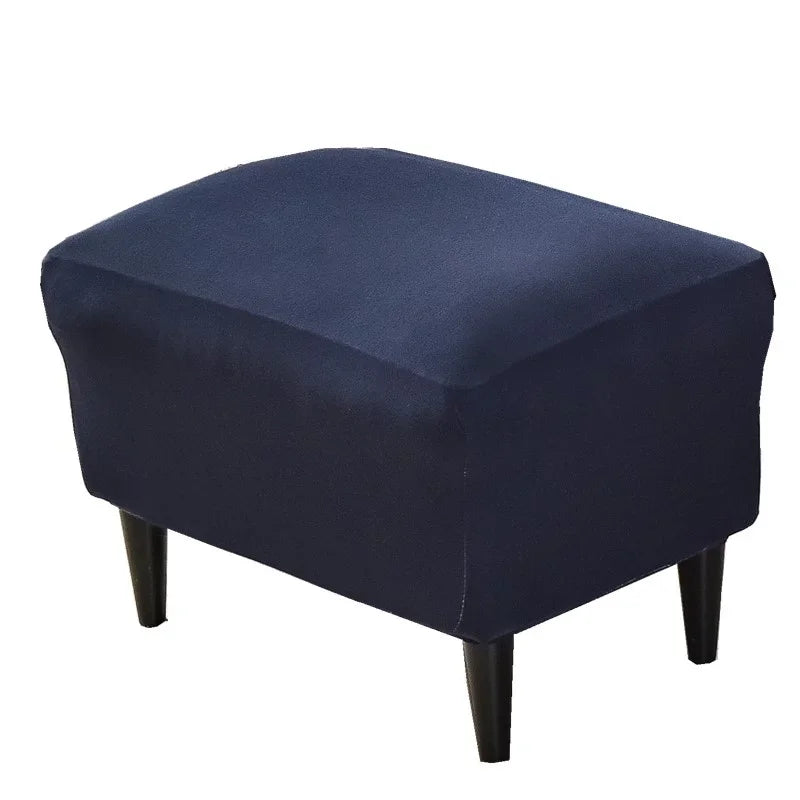 Club Chair Cover Stretch Solid Color SAVELIO