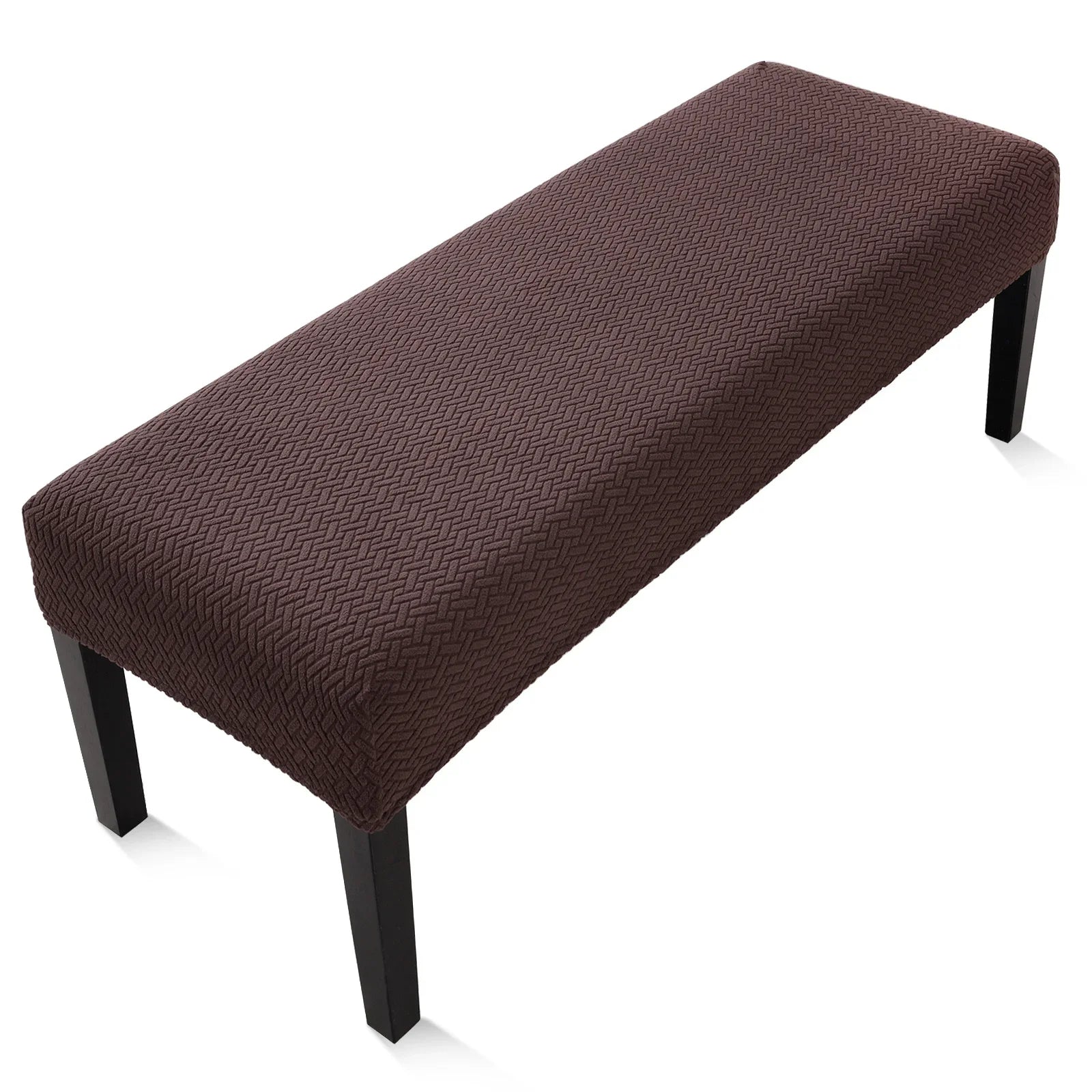 Bench Cover Stretch Jacquard Black JAVRIN