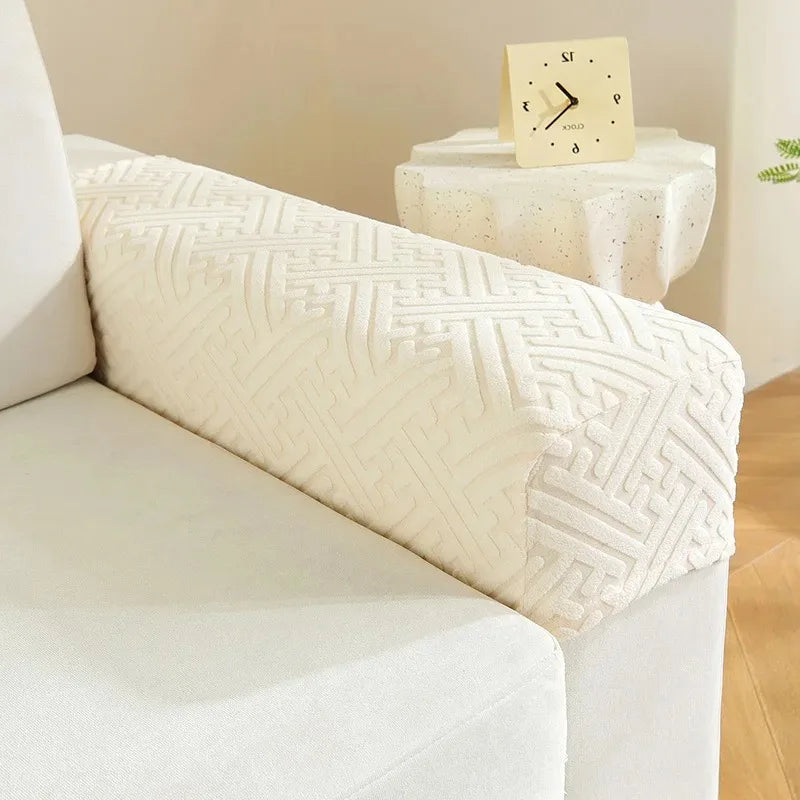 Sofa Armrest Cover Jacquard CELINA