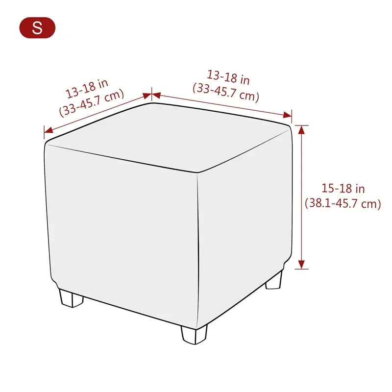 Stool Cover Jacquard Elastic CALAVO