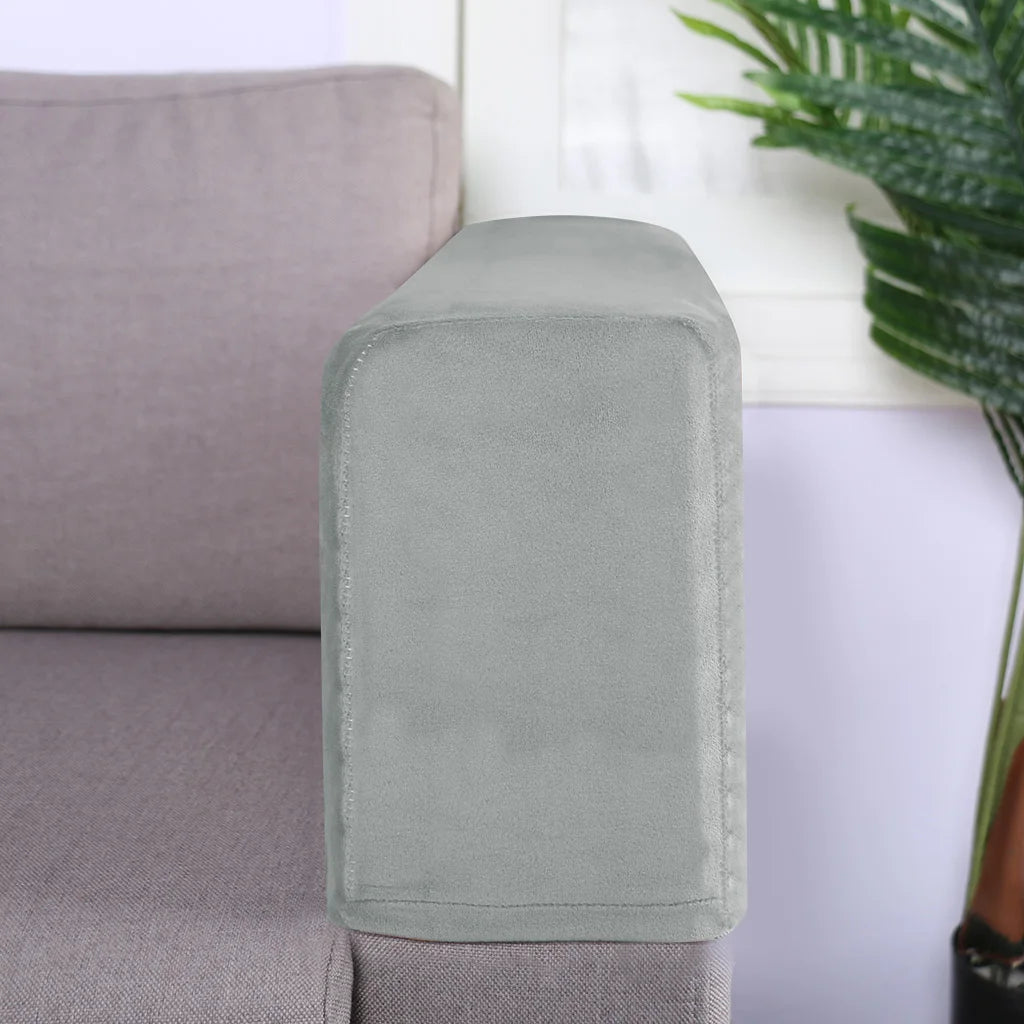 Sofa Armrest Cover Velvet Solid SILORAM