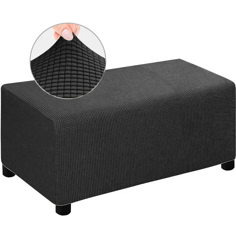 Ottoman Cover Jacquard Stretch SOLVARE