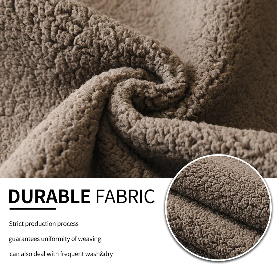 Sofa Armrest Cover Plush 2 Pcs ARVELIN