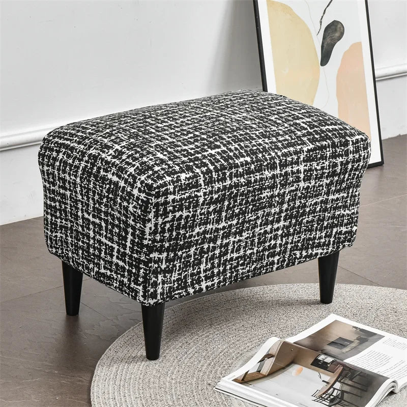 Wingback Chair Cover Floral Printed VALORIS