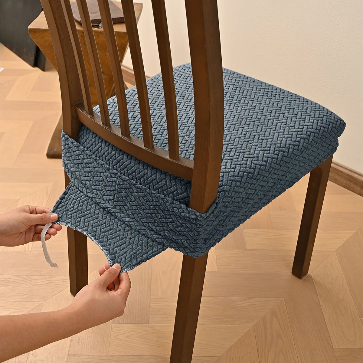 Dining Chair Seat Cushion Cover Jacquard JADAVIA