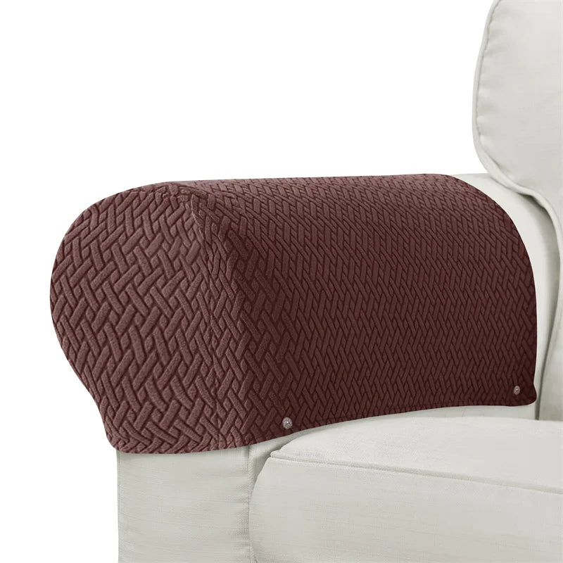 Sofa Armrest Cover Jacquard ELMORAN