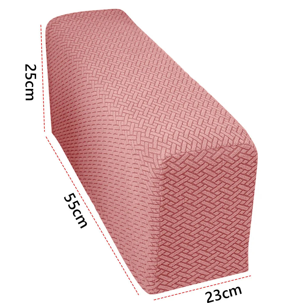 Sofa Armrest Covers Checkered Elastic CALDIVO