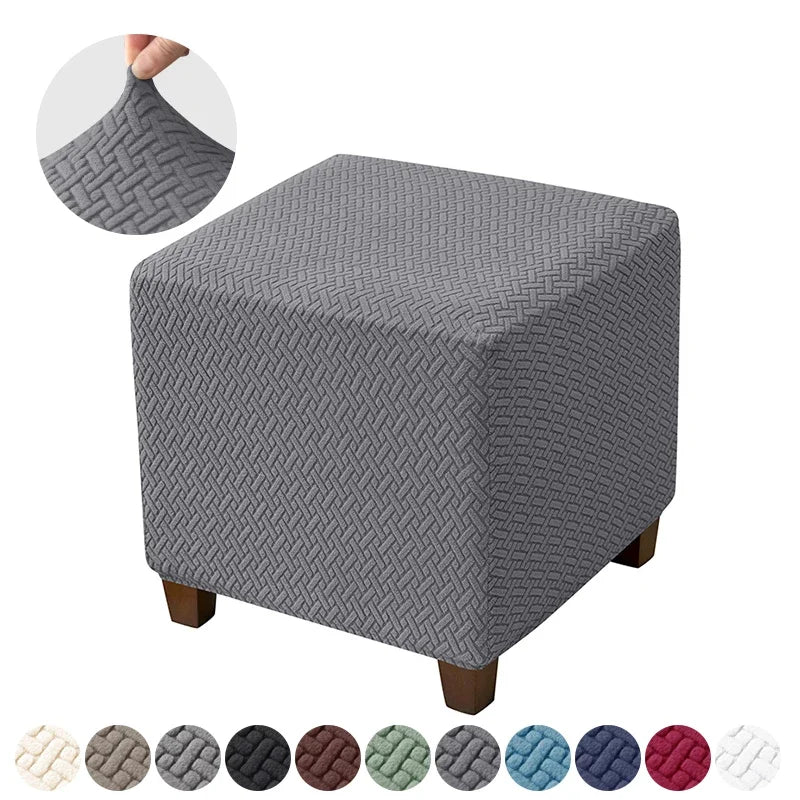 Ottoman Cover Velvet Spandex VIRATEL