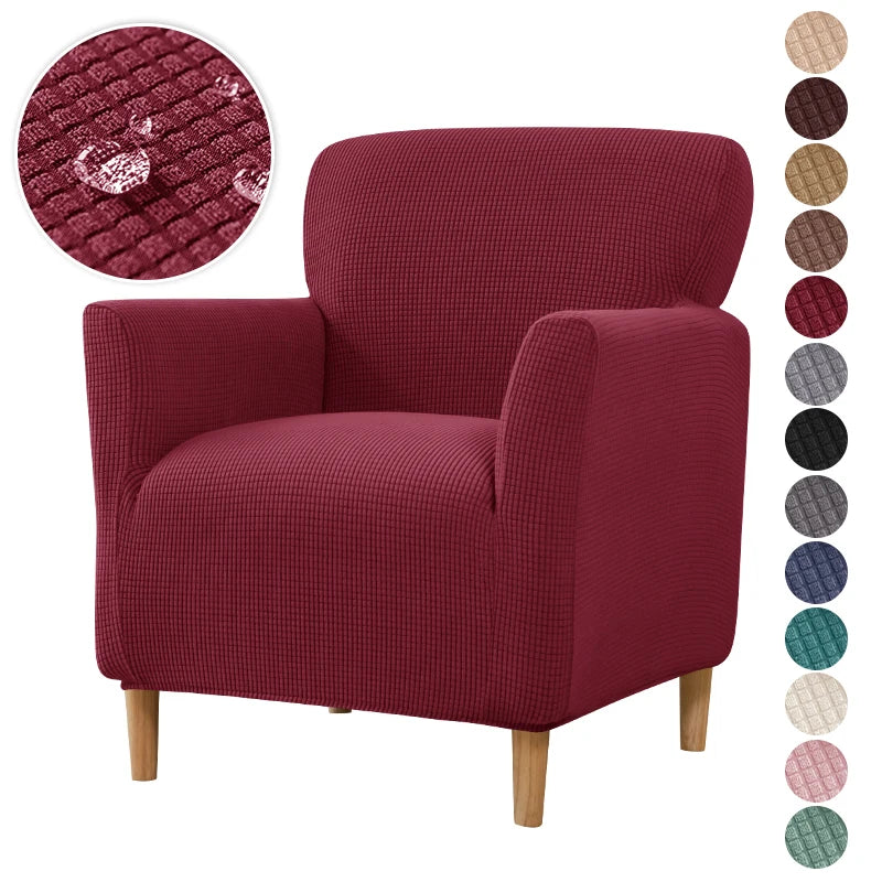 Accent Chair Slipcover Waterproof Fleece SOLIVI