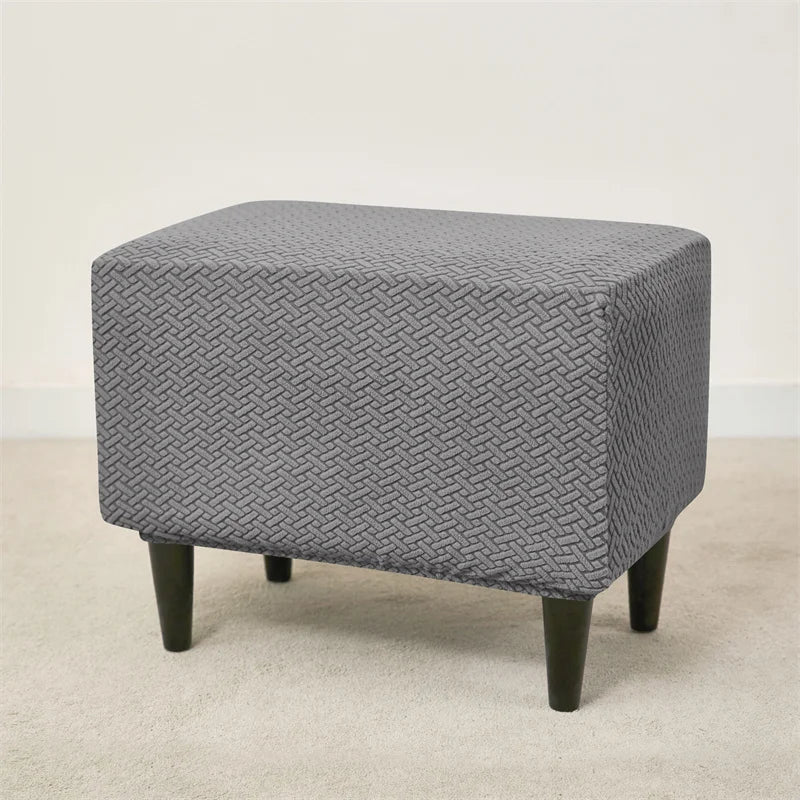Ottoman Cover Jacquard Elastic LINOVIA