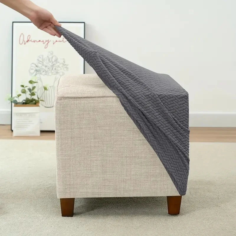 Stool Cover Jacquard Elastic CALAVO
