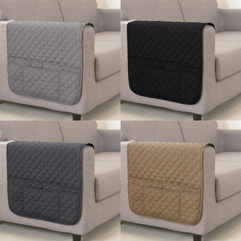 Sofa Armrest Cover Quilted Polyester SOLERIA