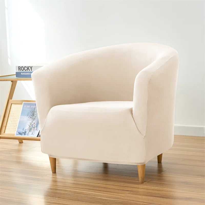 Club Chair Cover Stretch Spandex SOLENIA