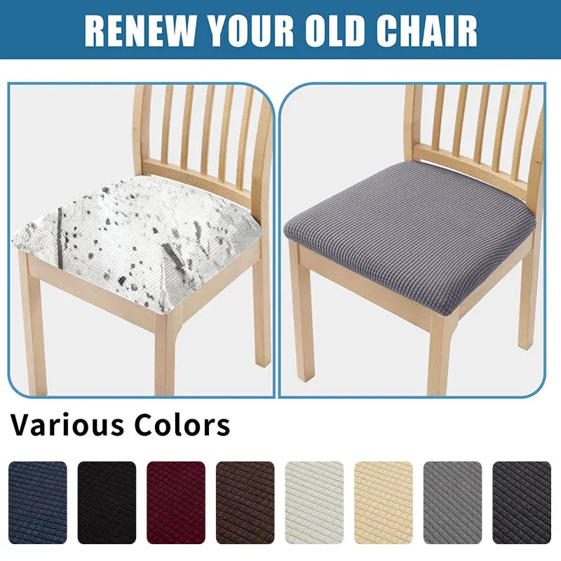 Chair Seat Cushion Covers Jacquard JACELIO