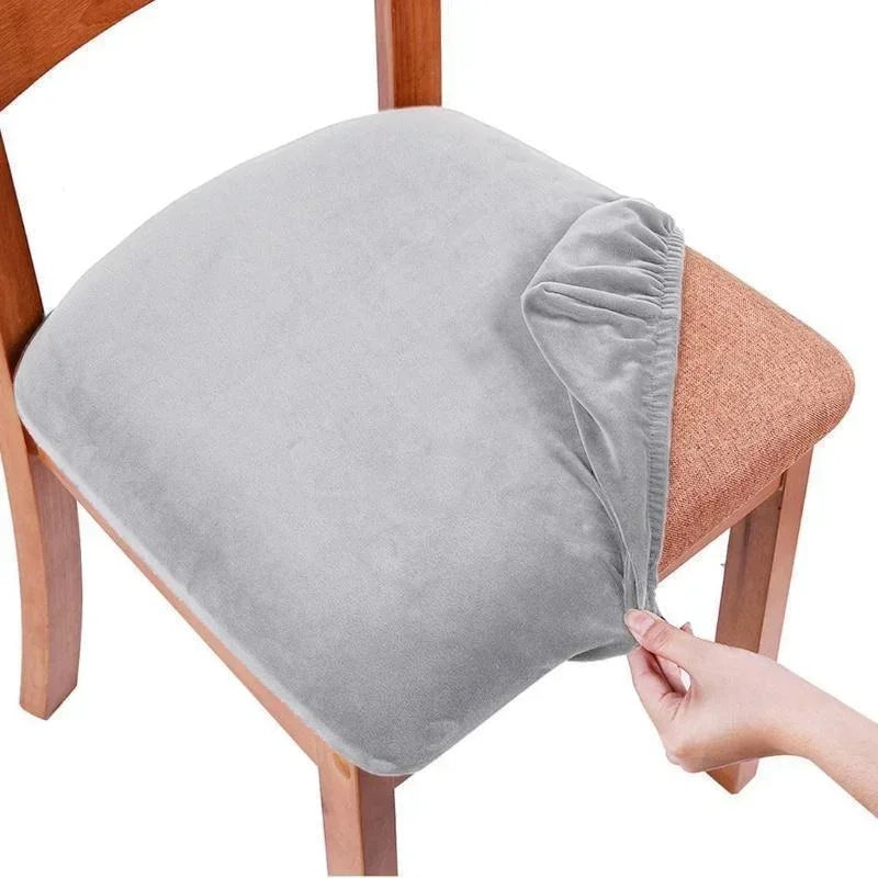 Chair Seat Cushion Cover Elastic Washable CALVINO