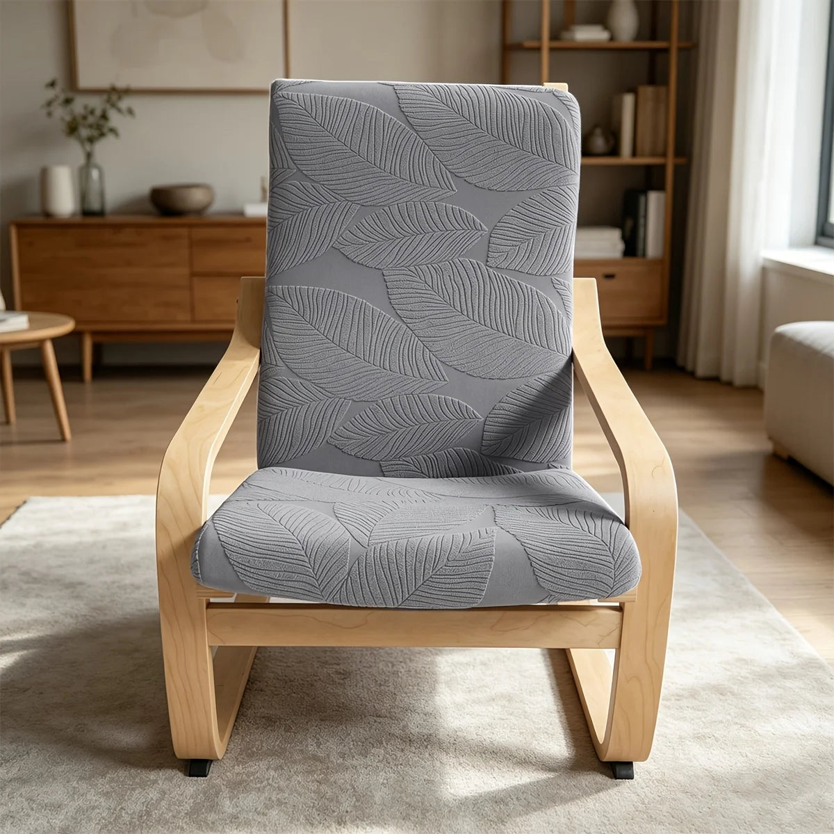 Jacquard Poang Chair Cover Stretch VELARIS