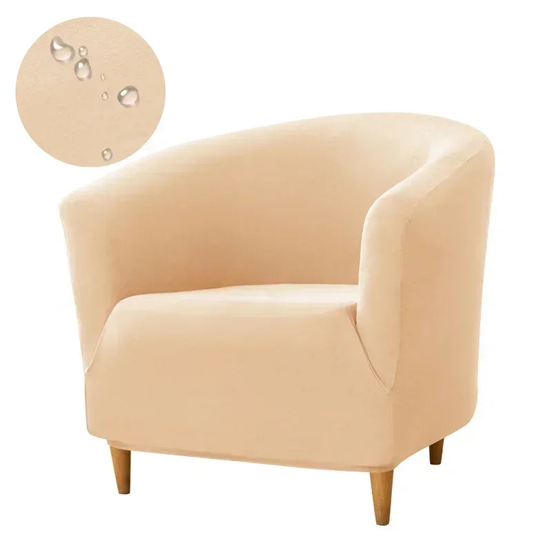 Club Chair Cover Stretch Spandex SOLENIA