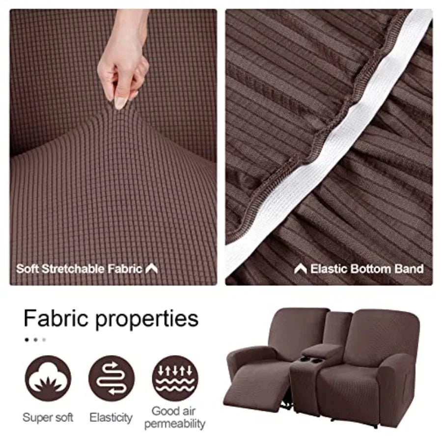 Recliner Sofa Cover Jacquard Pattern LIVARA