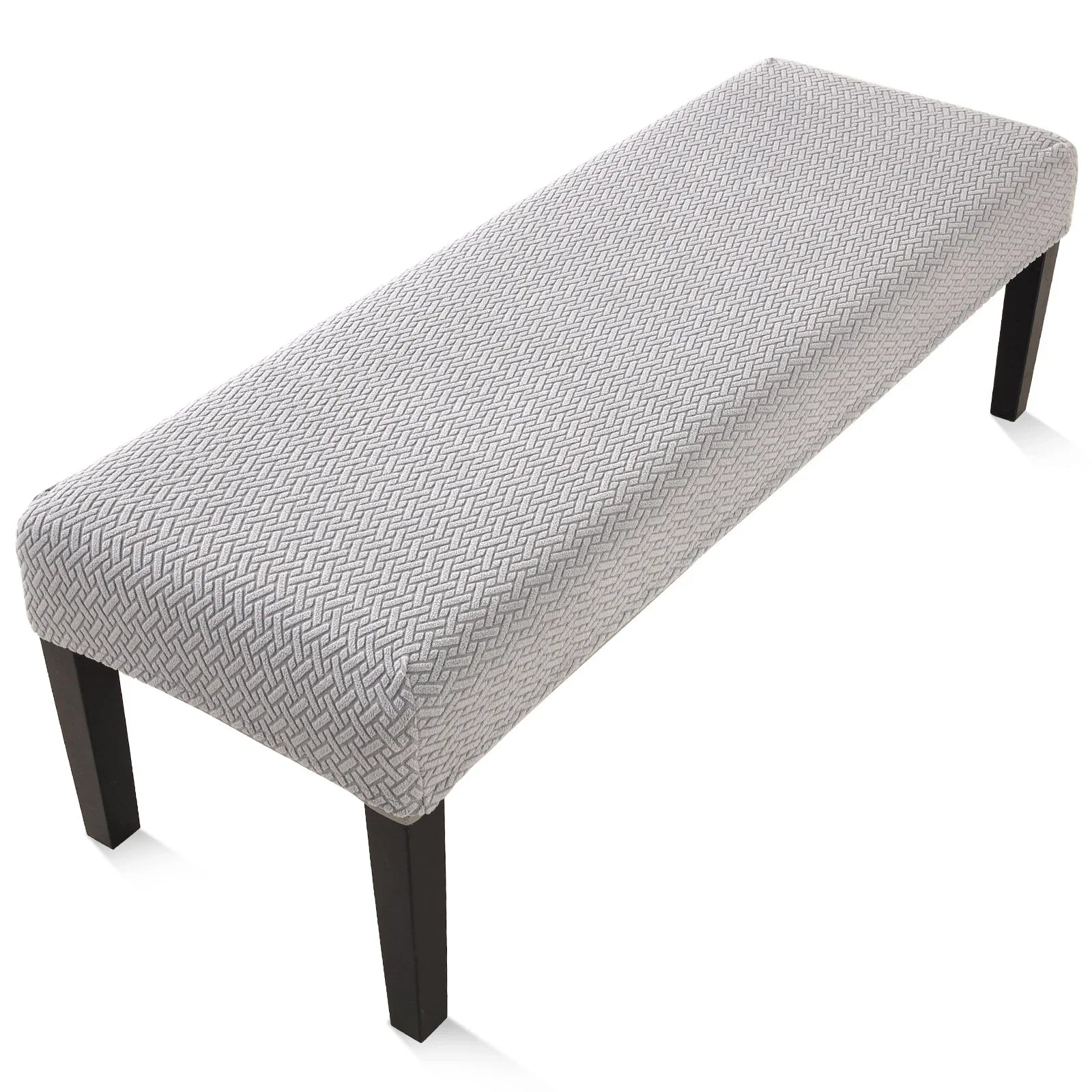 Bench Cover Stretch Jacquard Black JAVRIN