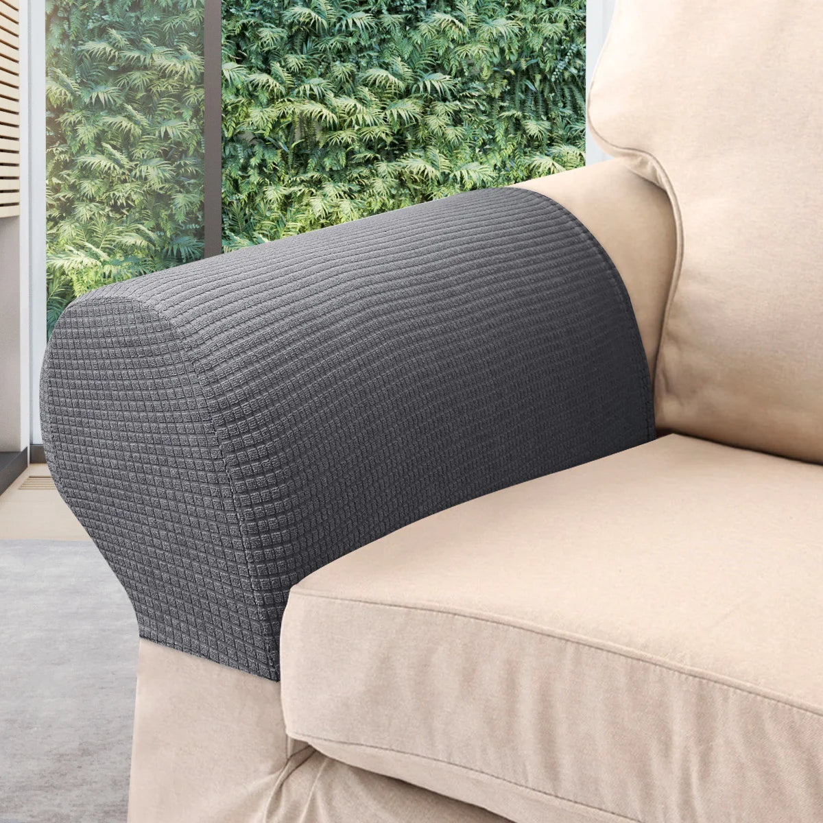 Sofa Armrest Cover Spandex SOLENIA