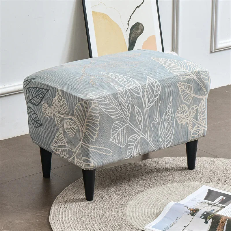 Wingback Chair Cover Floral Printed VALORIS