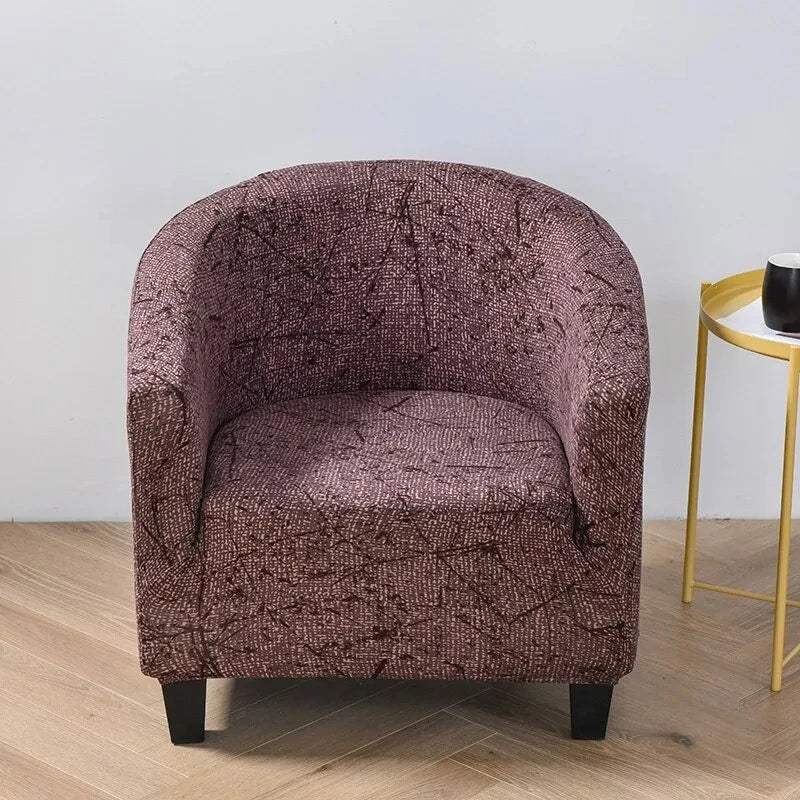 Club Chair Cover Floral Print SOLIVIA
