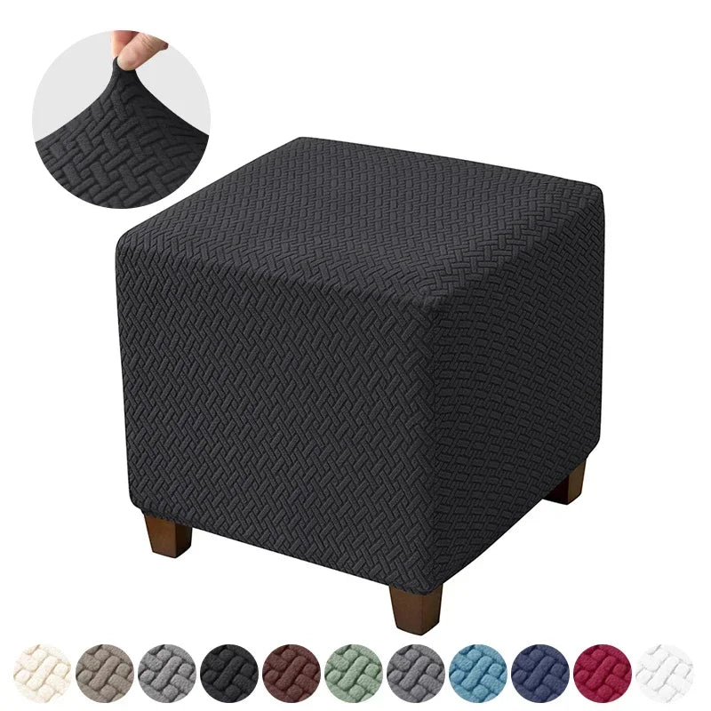 Ottoman Cover Velvet Spandex VIRATEL
