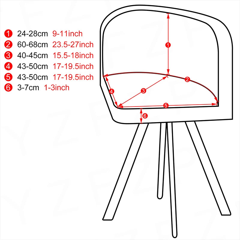 Chair Cover Stretch Low Back Polyester VELARIN