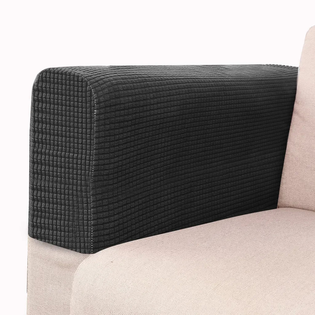 Sofa Armrest Covers Fleece Set of 2 SOLVENA